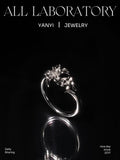 3K Gold Iris & Jasmine Ring