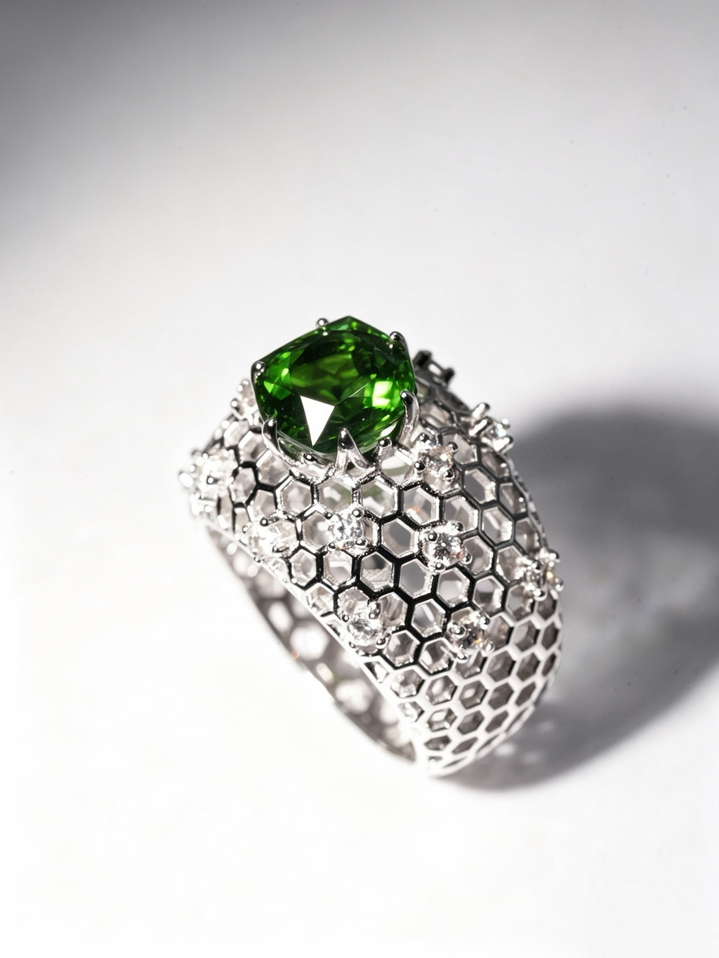 square-emerald-silver